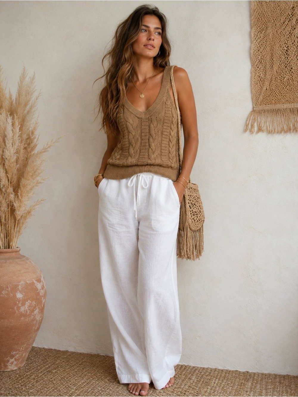 Banana Republic Cable Knit Sweater Tank